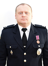 Vice-Dean of the Faculty, police major Serhii Sevriukov