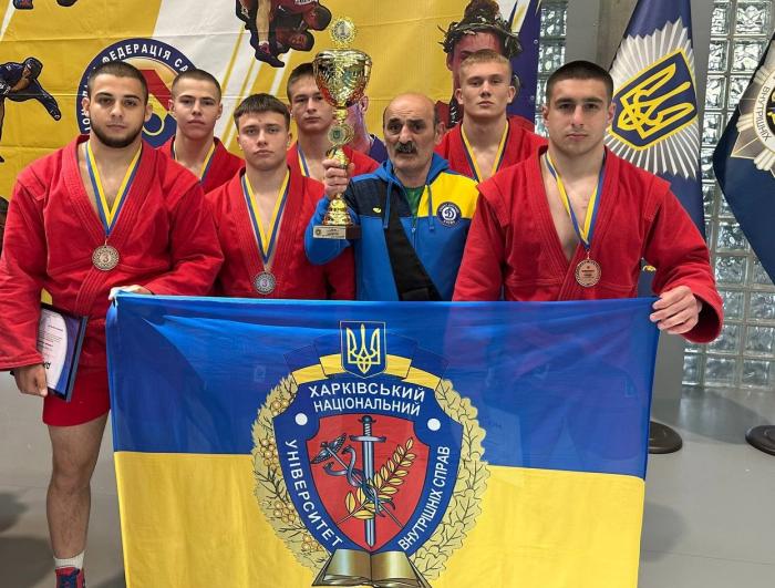 Збірна команда ХНУВС з боротьби самбо виборола перше місце