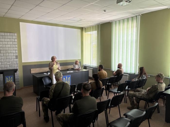 Проведено тренінг для військовослужбовців 