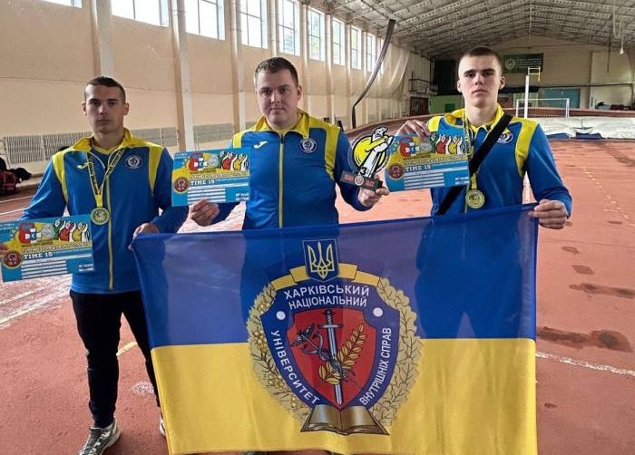 Курсанти ХНУВС – призери національного турніру з гирьового спорту