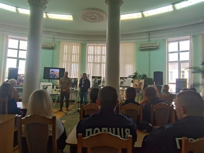 Зустріч курсантів із захисниками України