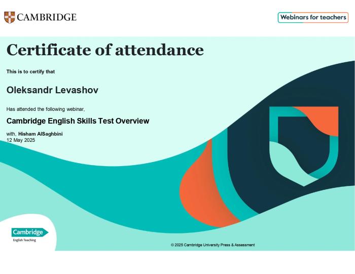Модульне онлайн-тестування – швидкі та точні результати володіння англійською мовою