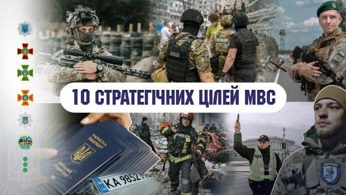 Ihor Klymenko identified 10 strategic goals of the Ministry of Internal Affairs for a safe Ukraine