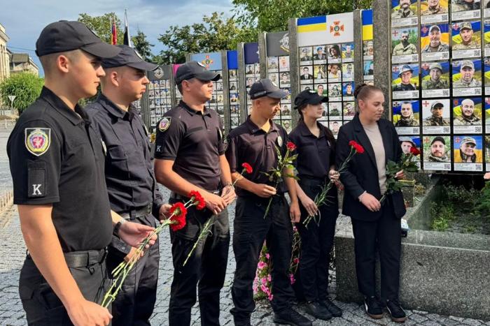 Курсанти ХНУВС долучилися до загальнонаціонального вшанування