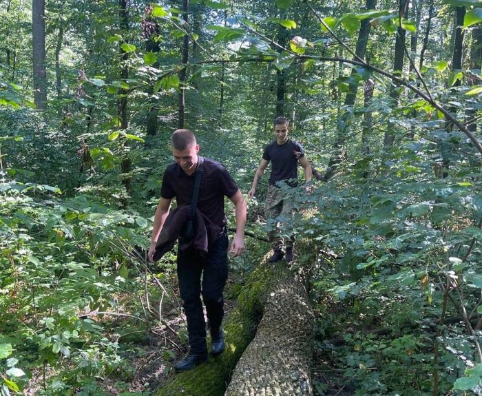 Бінарне заняття з орієнтування у лісистій місцевості