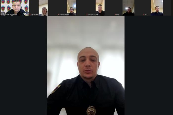 Заняття за участі експерта-криміналіста поліції