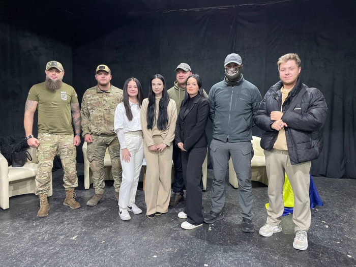 Студенти долучилися до зустрічі з військовими ЗСУ