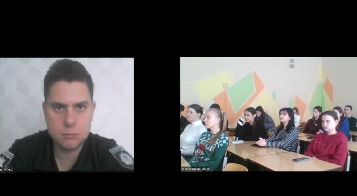 Учні Заставнівської школи дізналися про навчання в ХНУВС