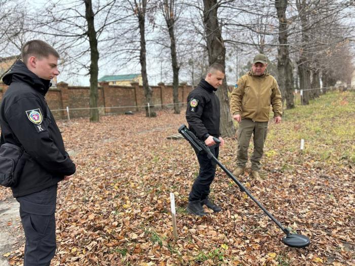 Практичне заняття з ідентифікації вибухонебезпечних предметів