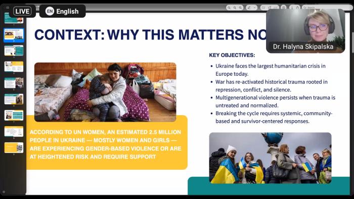 Боротьба з насильством щодо жінок: міжнародний досвід та виклики війни