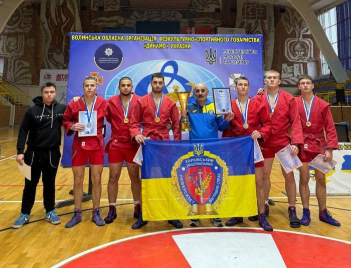 Команда ХНУВС виборола І місце у чемпіонаті ФСТ «Динамо» України з боротьби самбо